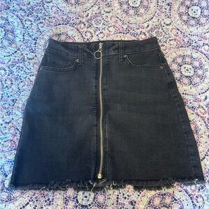 Arizona Jean Company Black Denim Mini Skirt